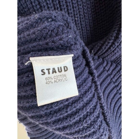 Staud Hampton Mock Neck Sweater, Size M - Picture 5 of 8
